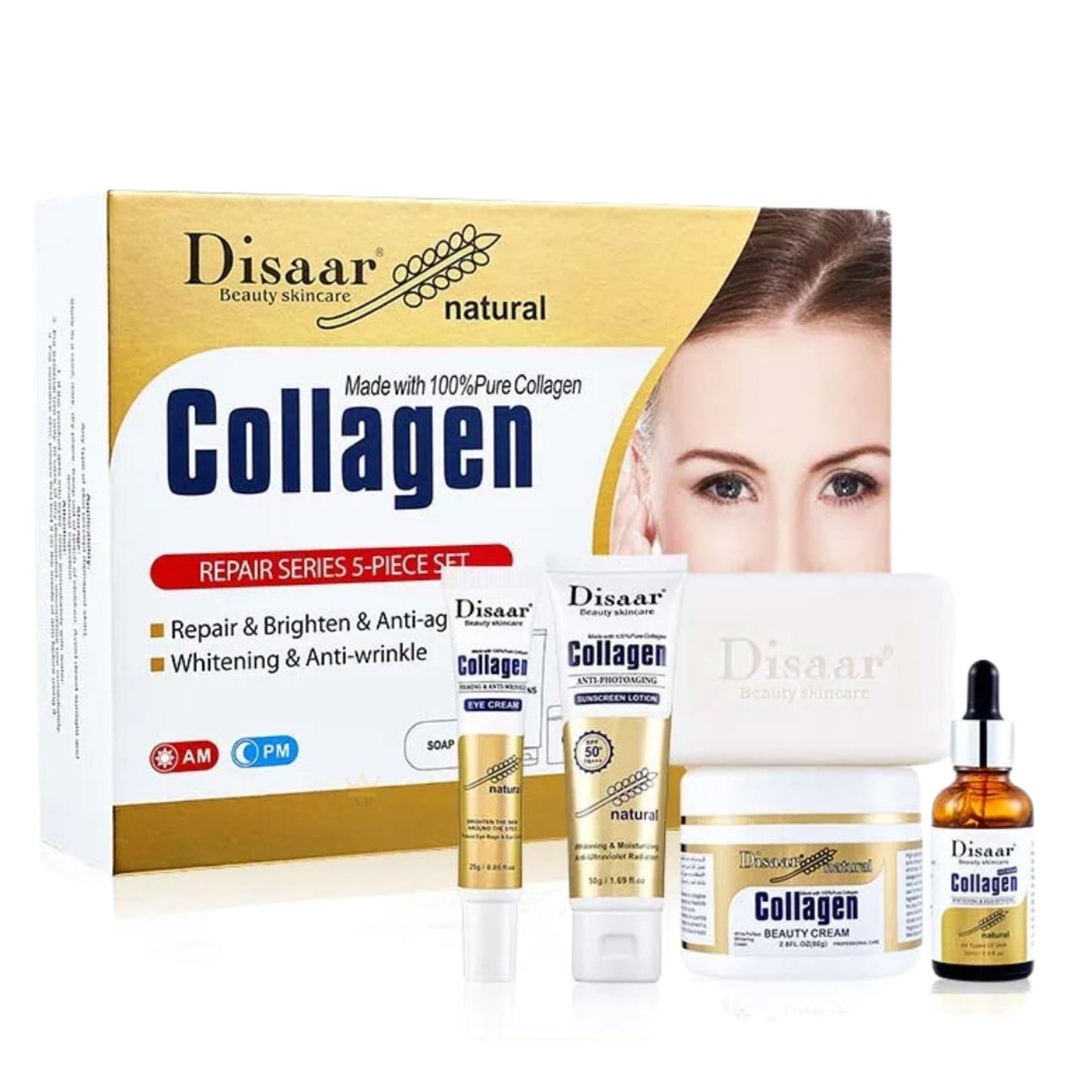 Kit Cuidado Facial de Colágeno Disaar